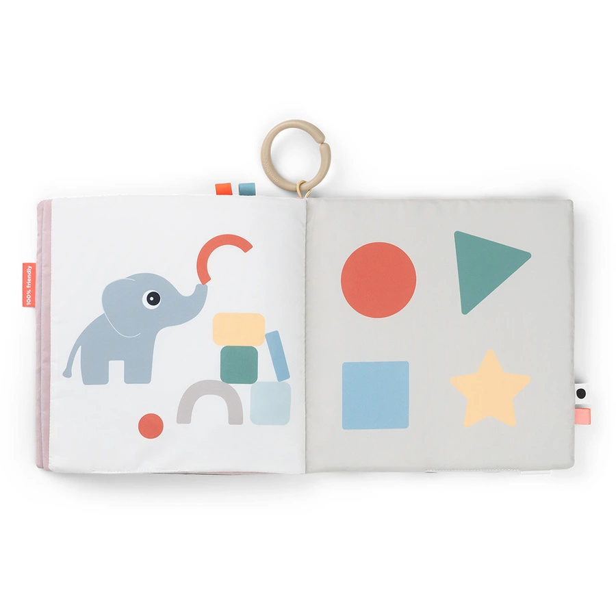 Done by Deer™ Tummy Time Stoffbuch Deer Friends, bunt