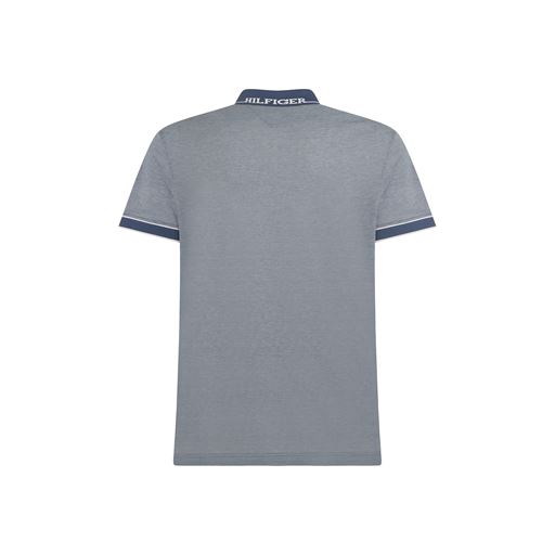 Tommy Hilfiger Monotype Oxford Collar Polo, Faded Indigo/Ecru, L