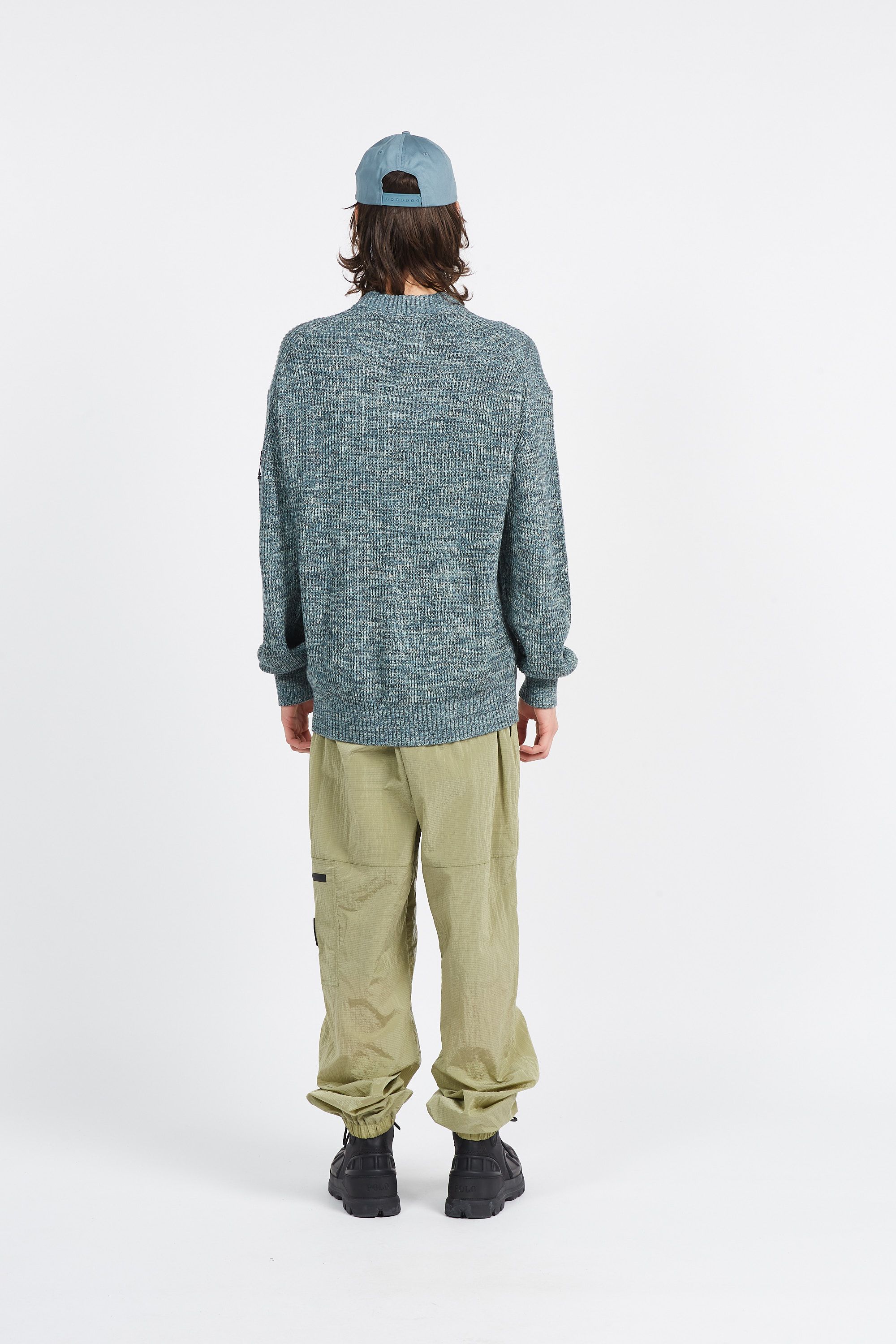 CALVIN KLEIN JEANS Pull TWISTED YARN SWEATER Bleu
