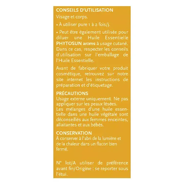 Phytosun Arôms Huile Macadamia Bio 50ml