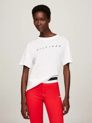 Camiseta Relaxed com Logo Esportivo