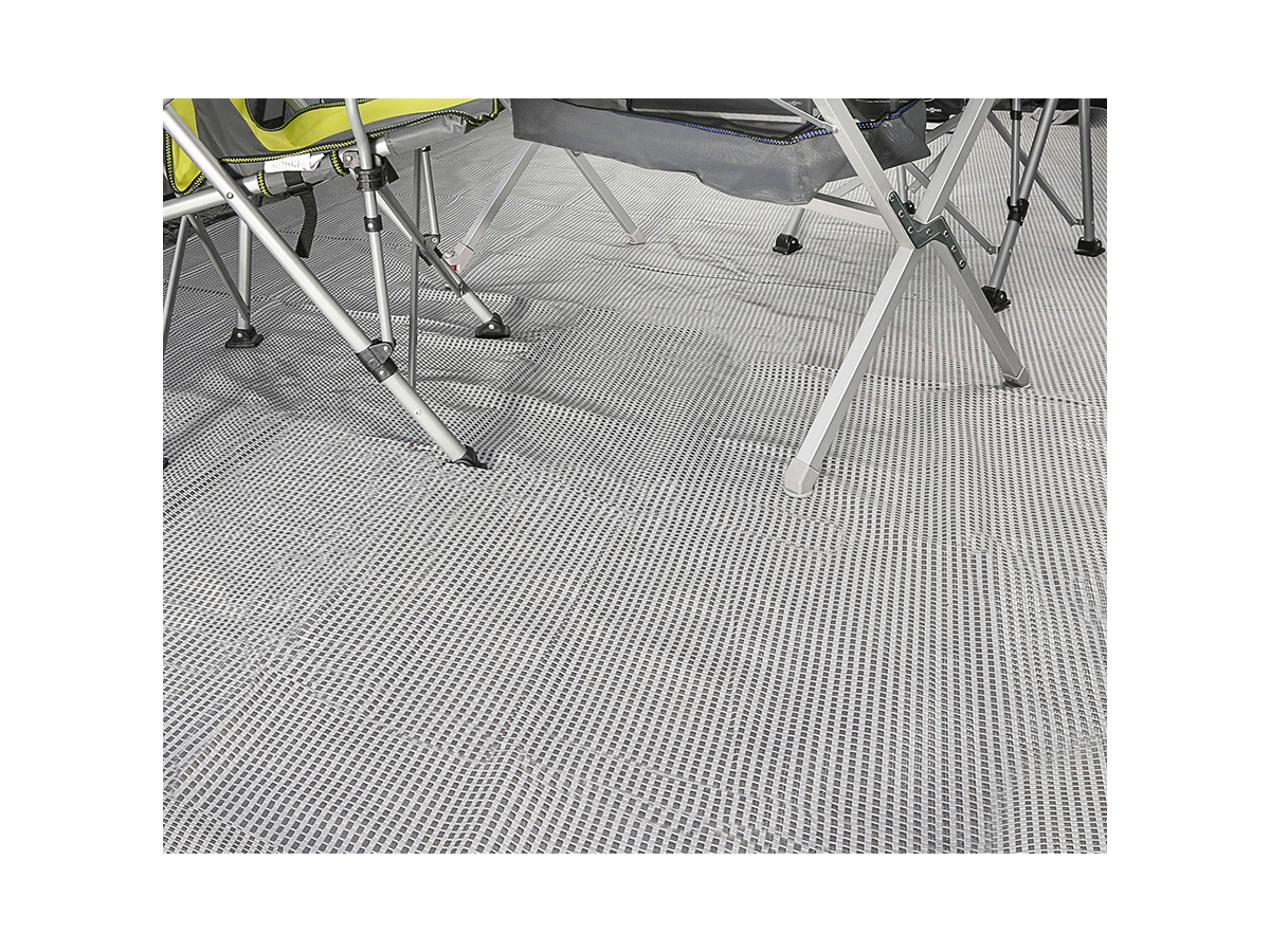 Brunner Kinetic 600 Darkgrey voortenttapijt - 300x700 cm