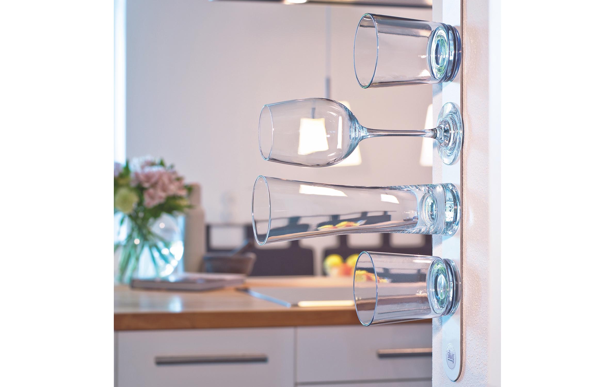 Outdoor-Weinglas Kristallgläser 2er-SetWeingläser-Set mit Magnet-Pads