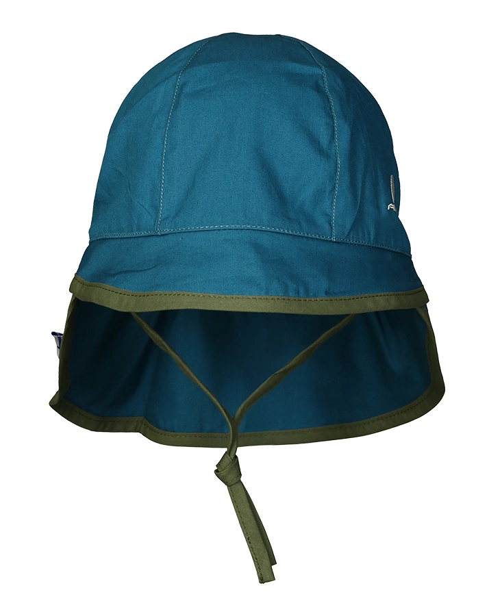 Sommerhut HELLE mit Nackenschutz in seaport/bronze green