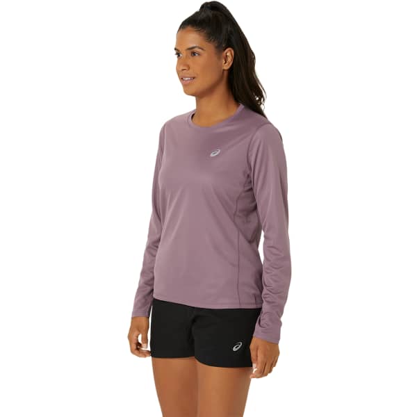 T-shirt trail ASICS CORE LS TOP W MAUVE