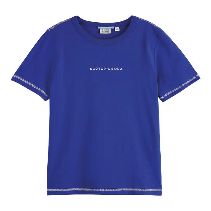 Scotch & Soda Regular Flatlock Detail Shirt Dames