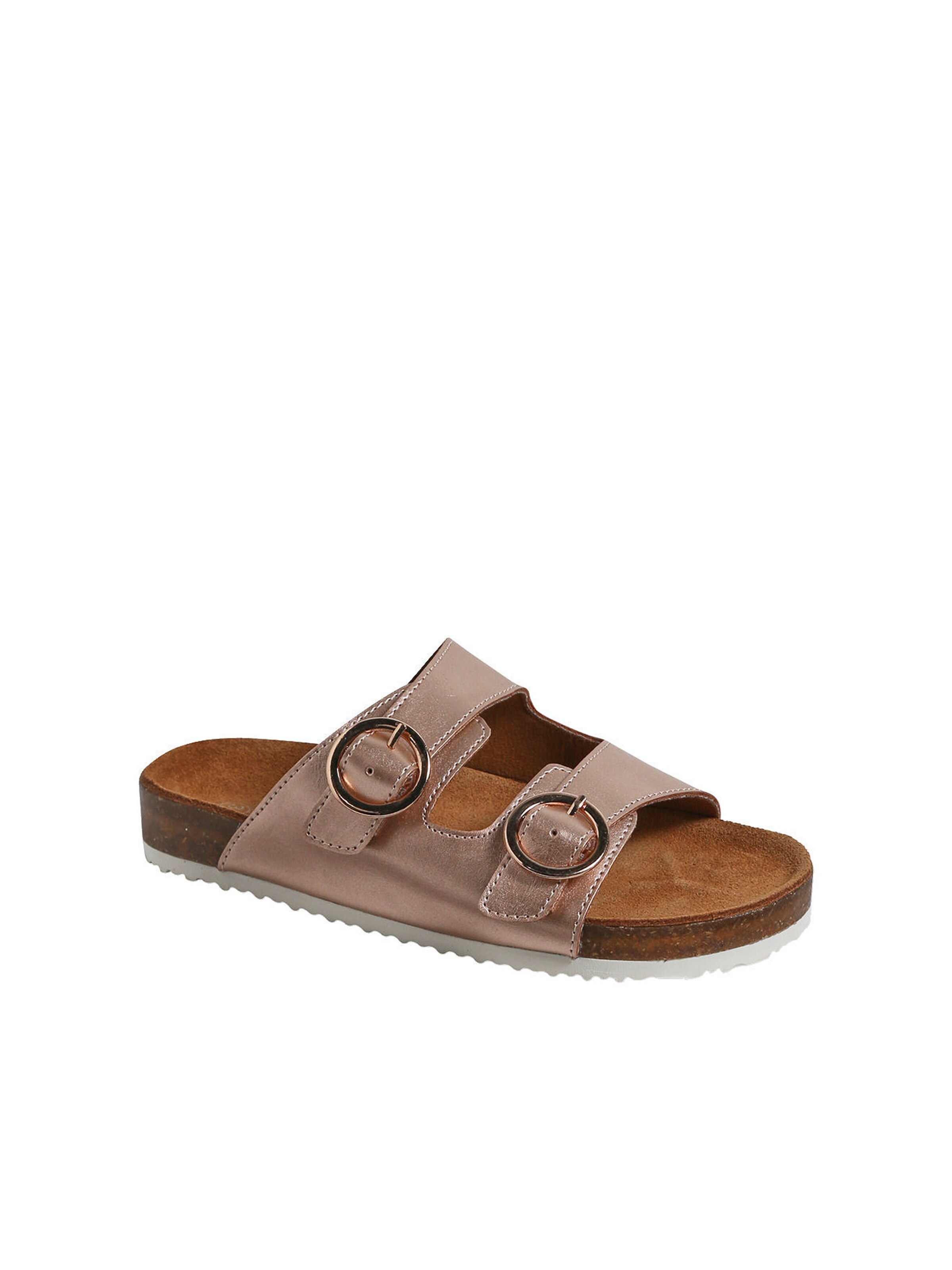 Vertbaudet Kinder Sandalen mit 2 verstellbaren Riemen gold
