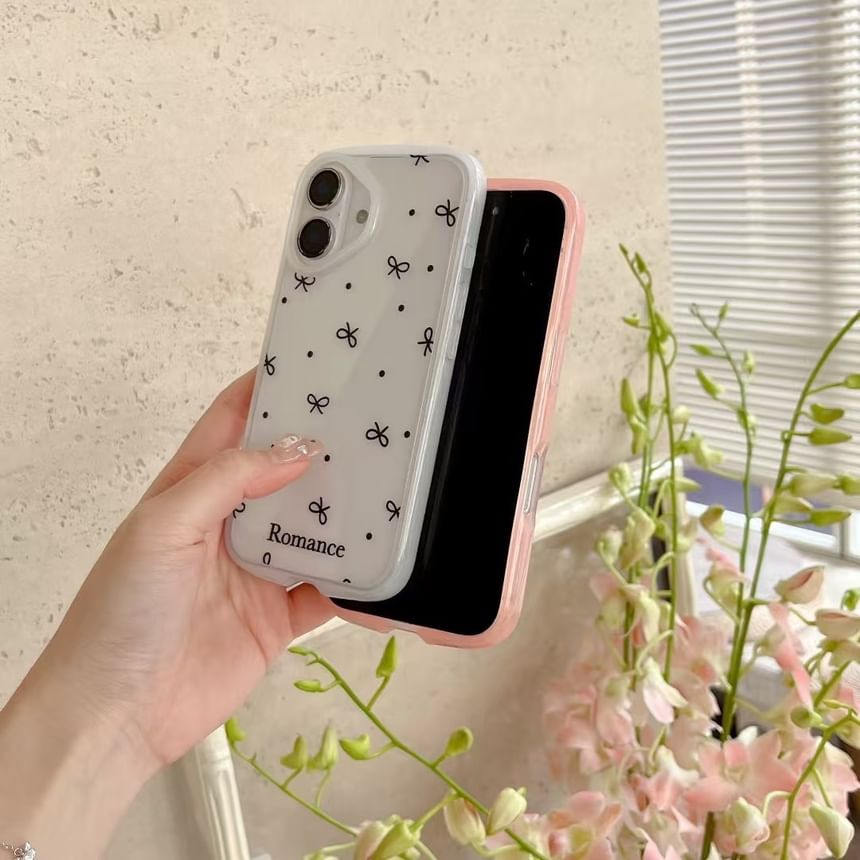 Rockit - Bow-telefoonhoesje - iPhone 16 Pro Max / 16 Pro / 16 Plus / 16