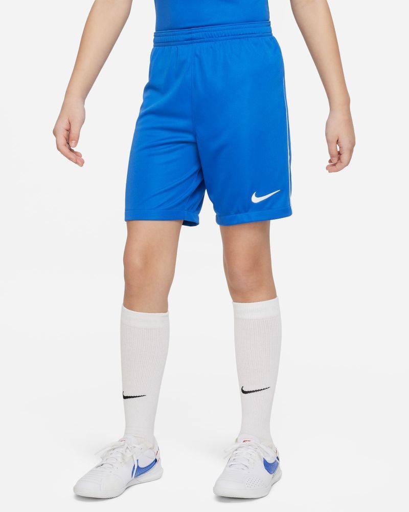 Short de football Nike League Knit III Bleu Royal pour enfant