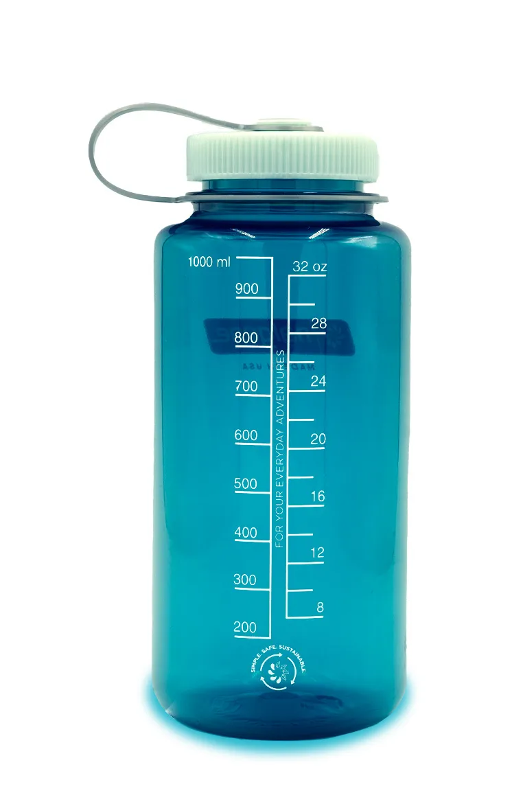 Nalgene 1L Wide Mouth Sustain Green Turquoise