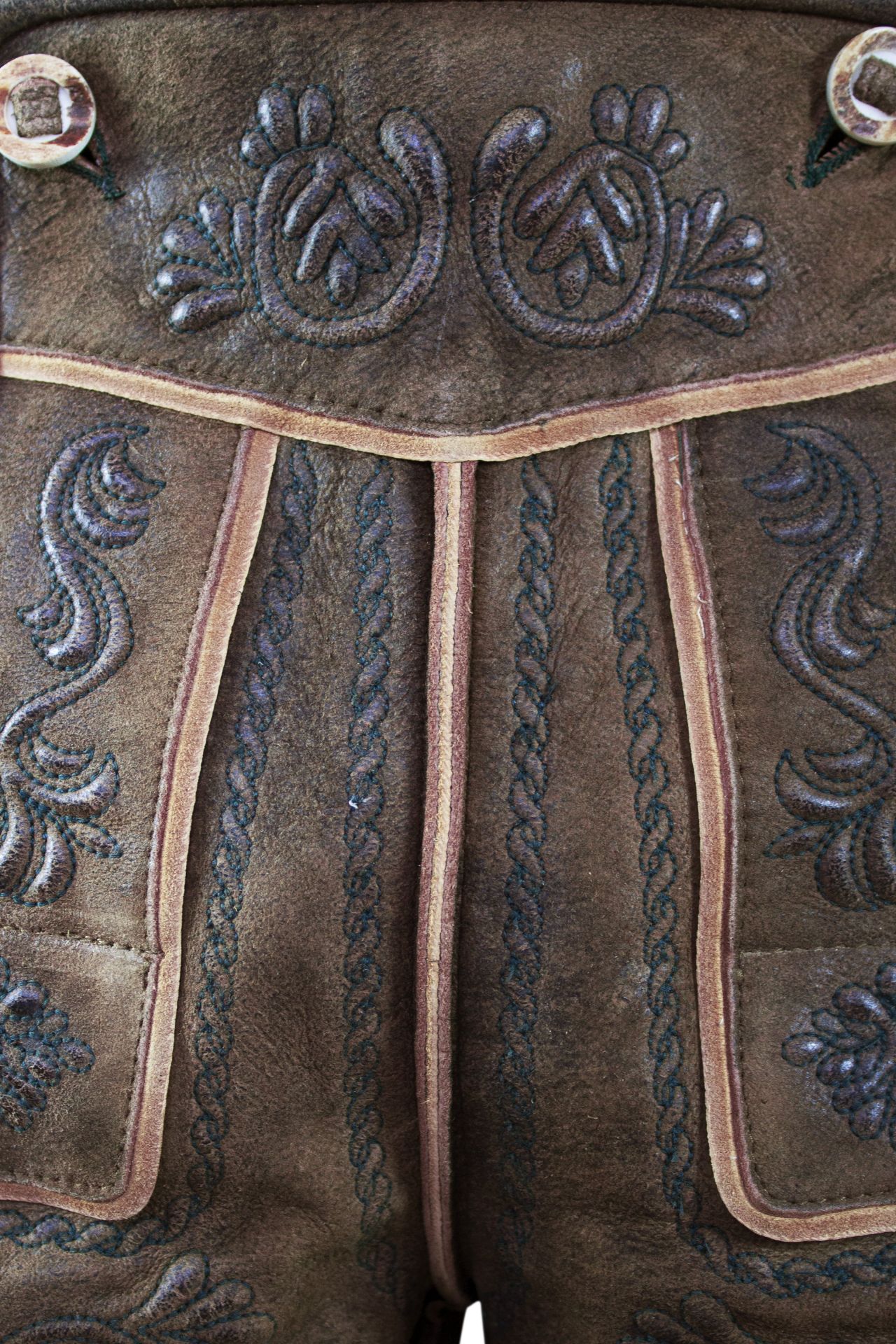 Kurze Wildbock Lederhose Jan