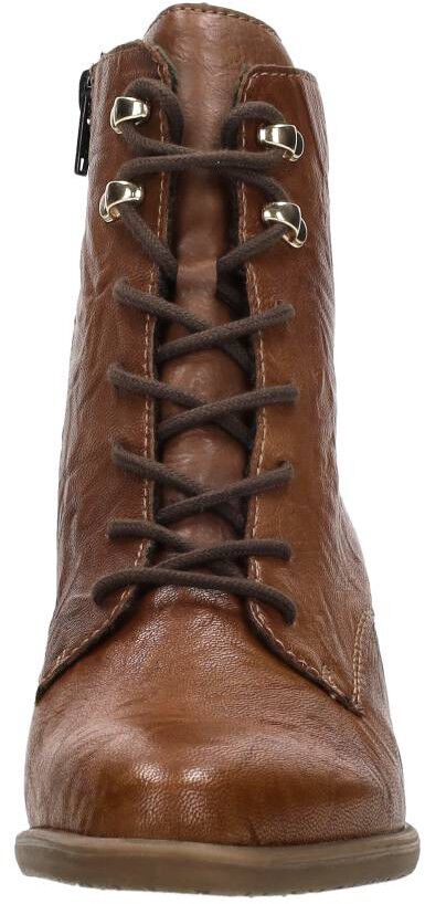 Rieker Veterschoenen Hak cognac