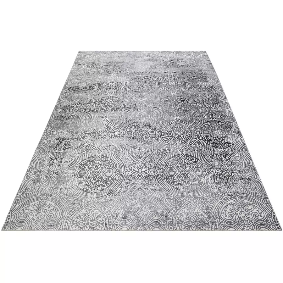 Wecon home Kurzflorteppich Grace grau