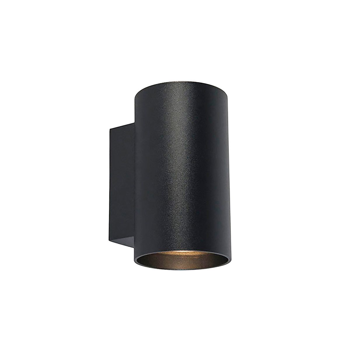 Set van 2 moderne wandlampen zwart rond 2-lichts - Sandy