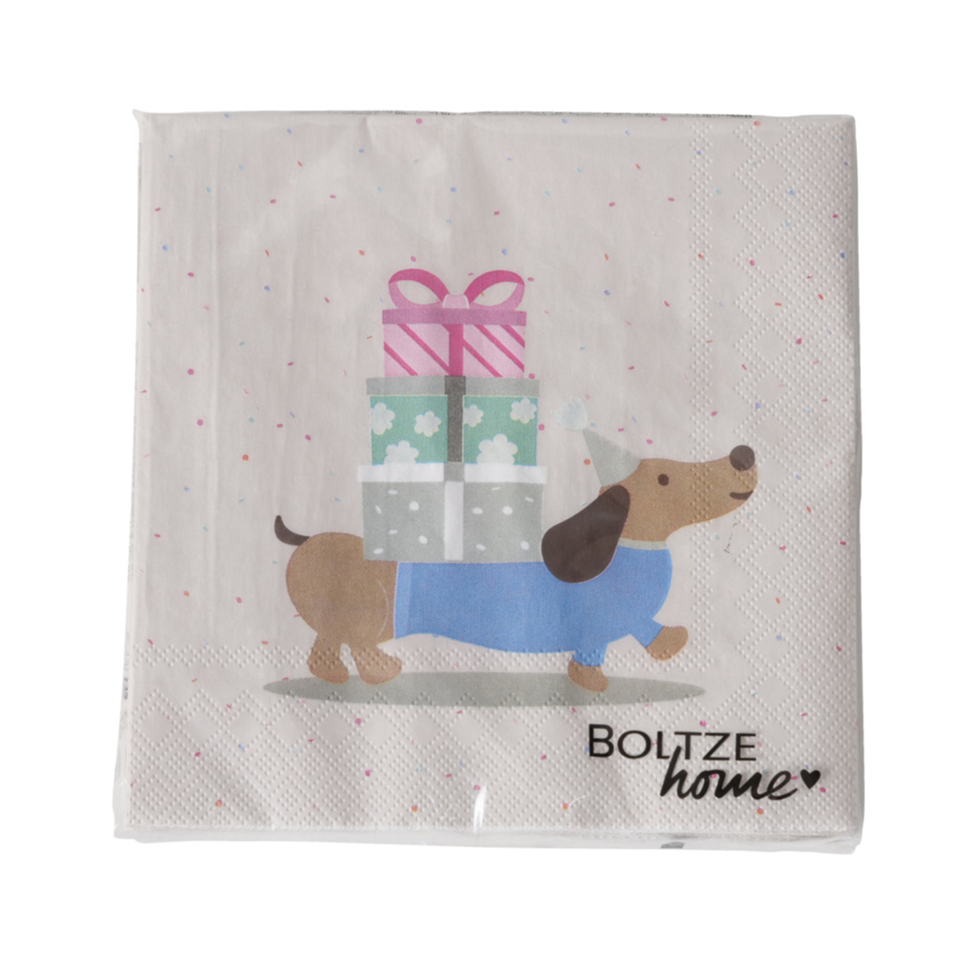 Servietten - beige-braun - 3-fach sortiert