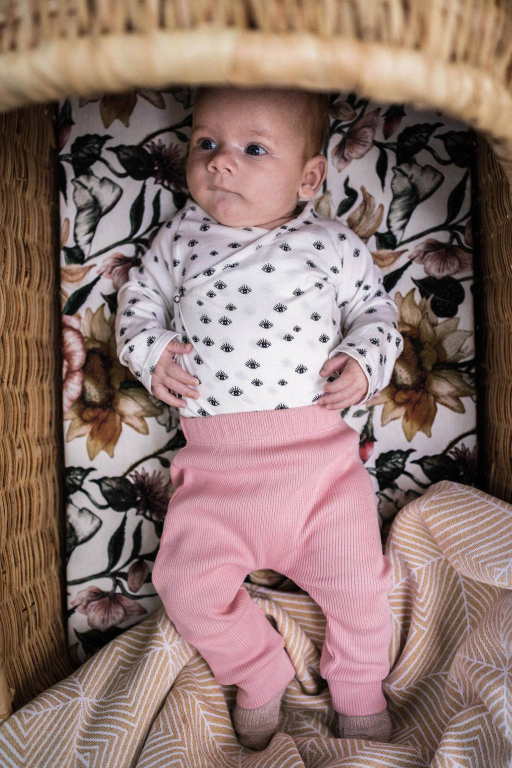 WildWood baby slim fit broek roze