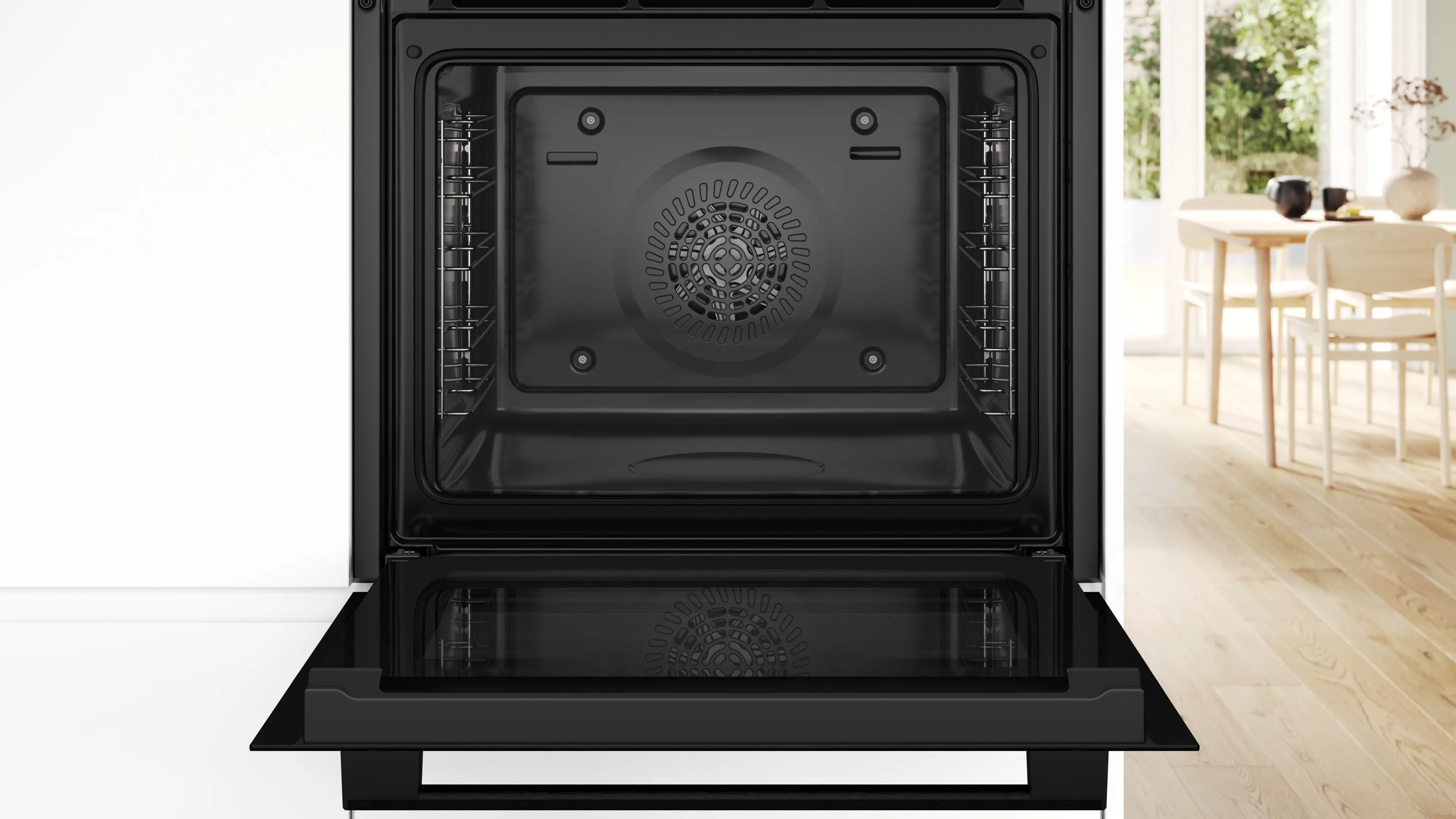 Serie 4 Bakoven 60 x 60 cm Zwart