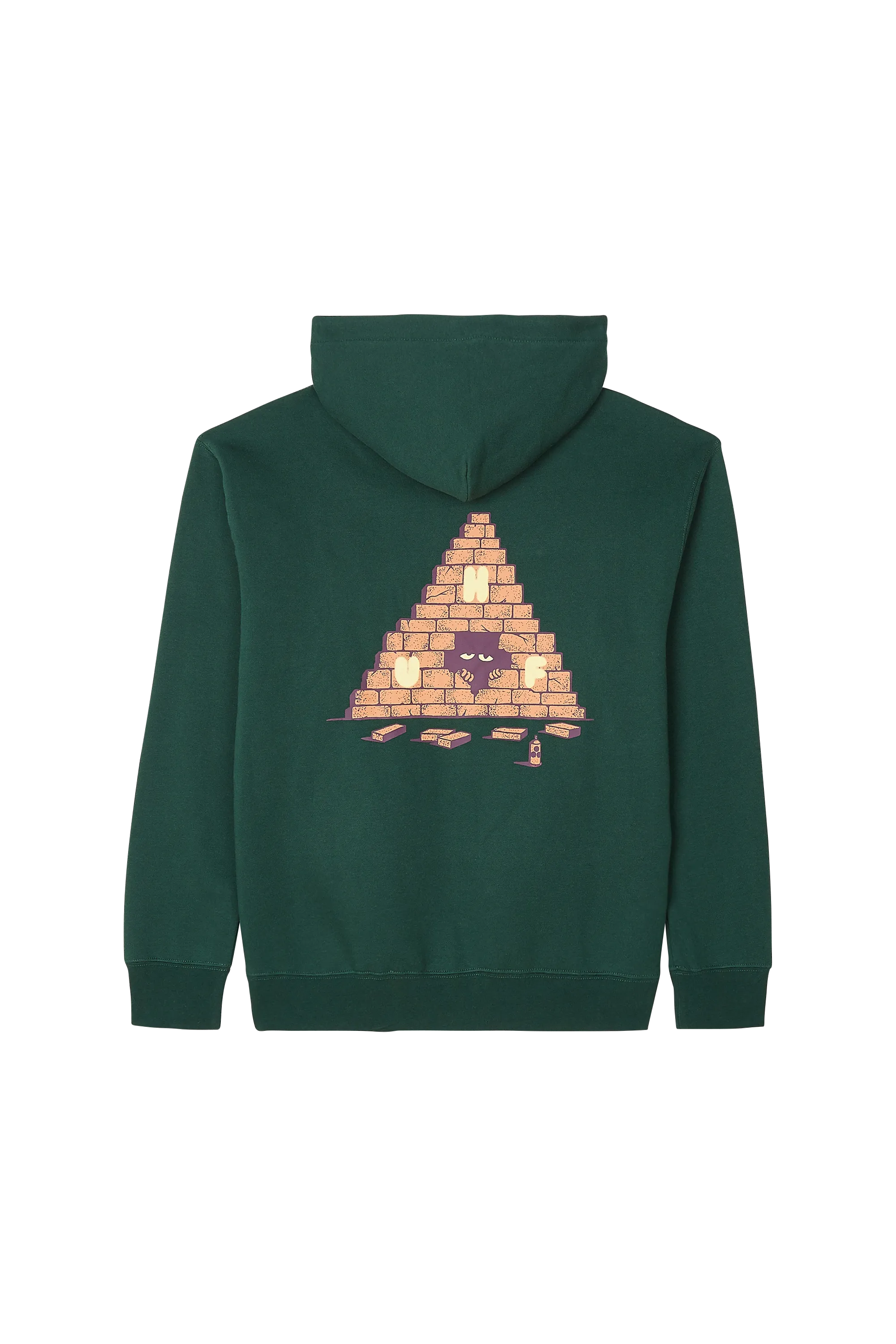 HUF Hoodie BRICK Vert