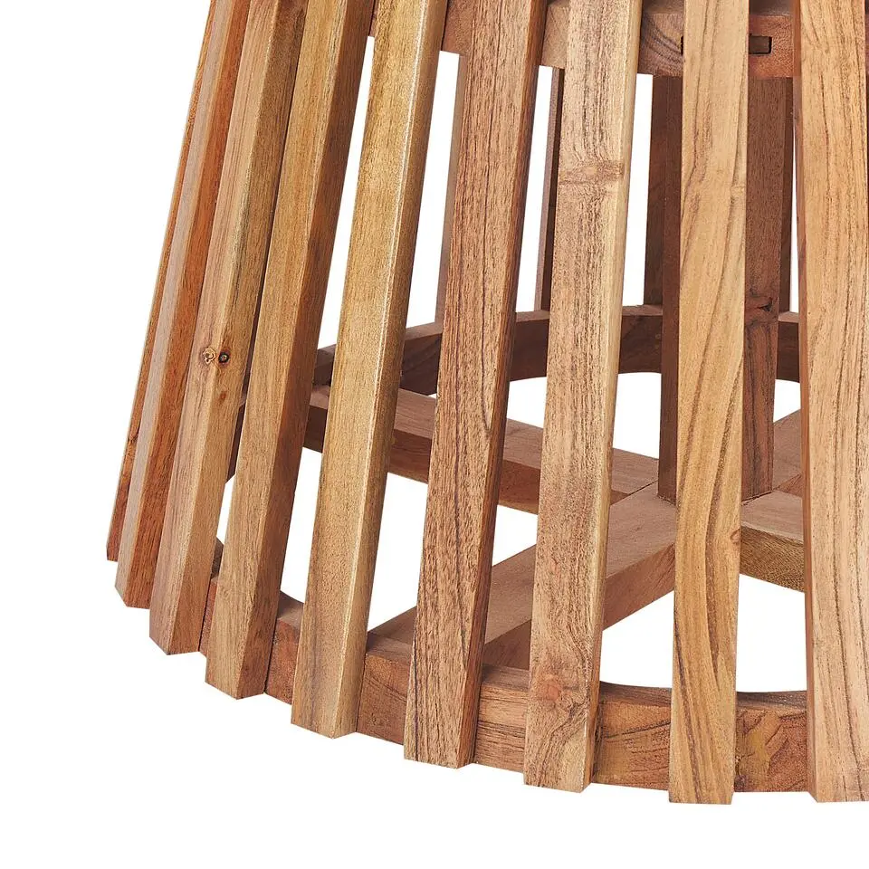 MESILLA - Ronde eettafel - Donkerhout - 120 cm - Acaciahout