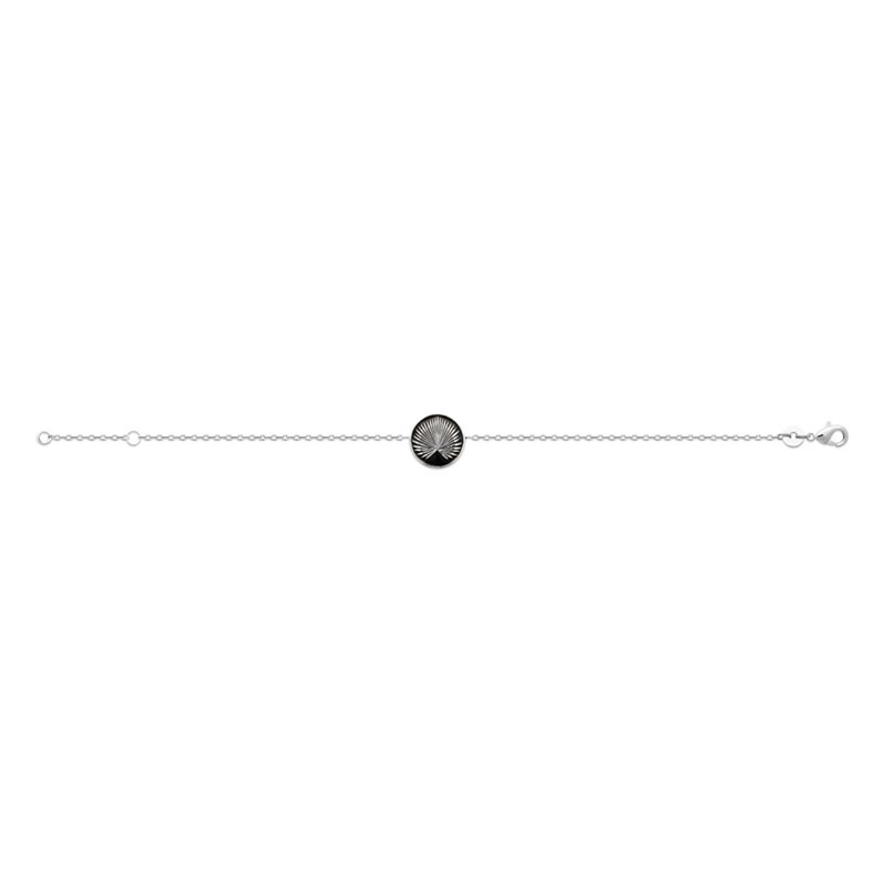 Bracelet Femme - Argent 925 - Email - Longueur : 18 cm