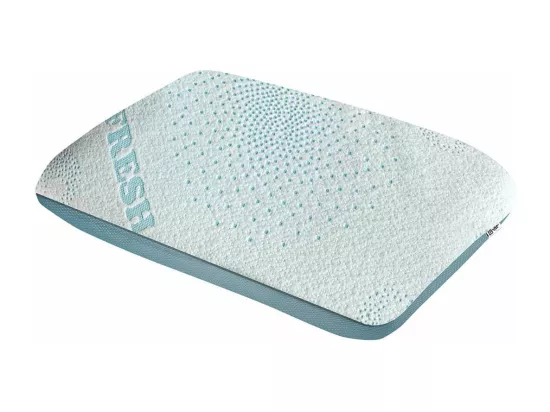 FRESHLY - Oreiller 60x40cm Mousse haute densité Thermorégulateur