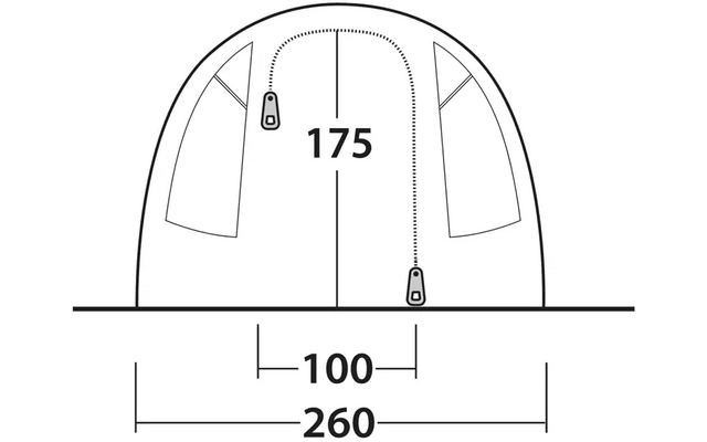 Outwell Birdland 4 TC Tunnelzelt für 4 Personen