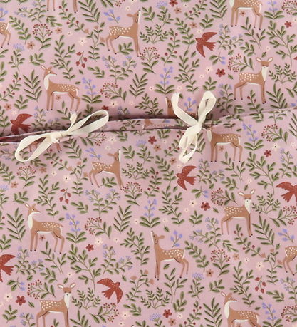 N?rgaard Madsens Senget?j - Baby - Rosa m. Bambi/Blomster