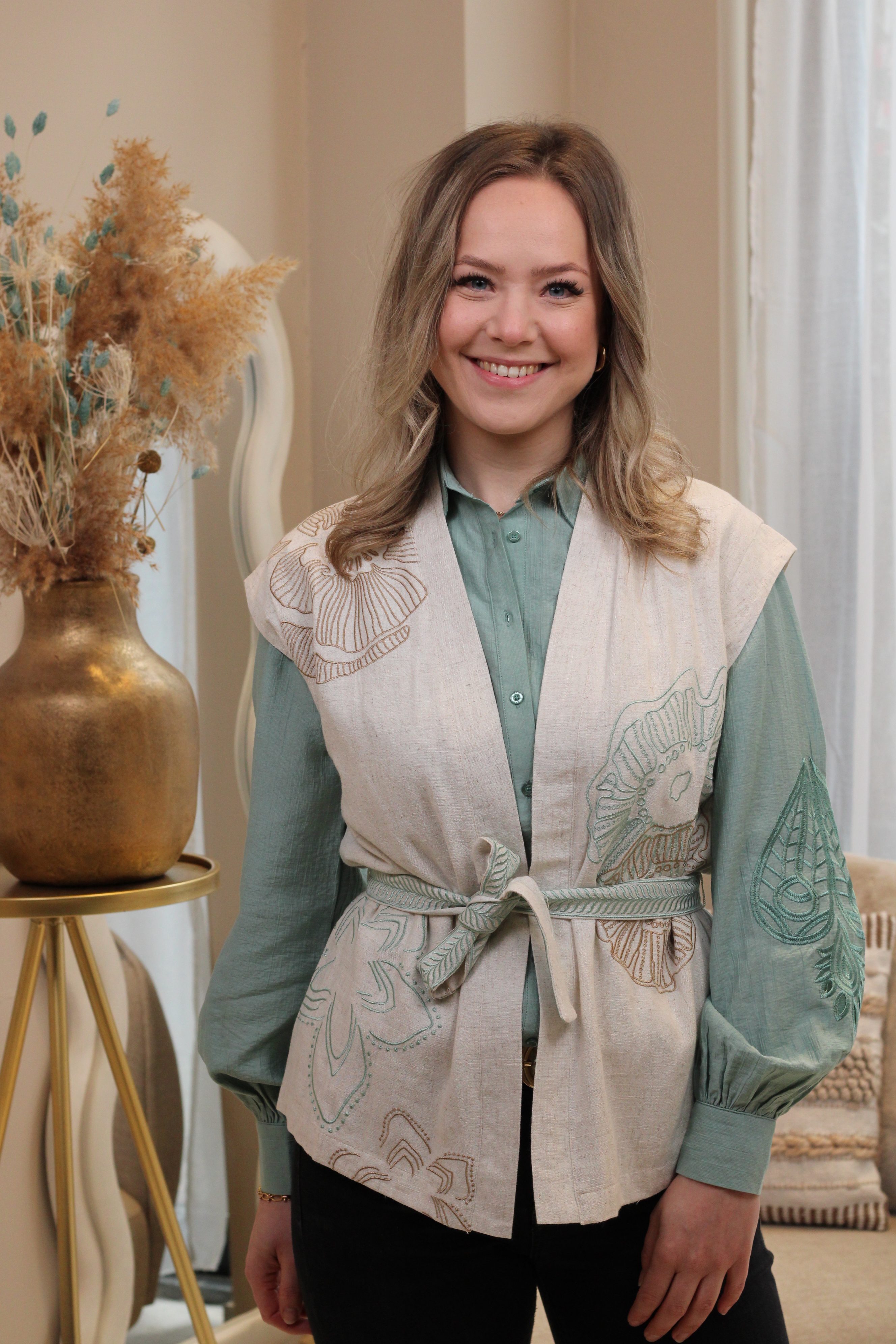 G-maxx - Corey Gilet - Sand/Green Mint