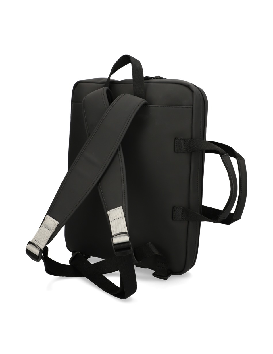 RUBBERIZED SLIM CONV LAPTOP BAG