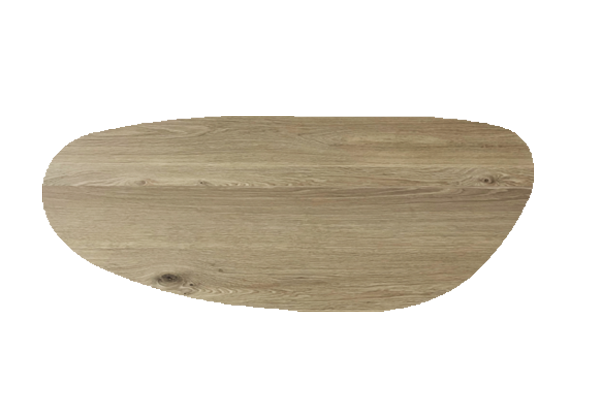 Firma Hout & Staal Eettafel Leaf | Mikado frame | Matte lak Eettafel Leaf | 200*100cm | Rechte rand | Matte lak
