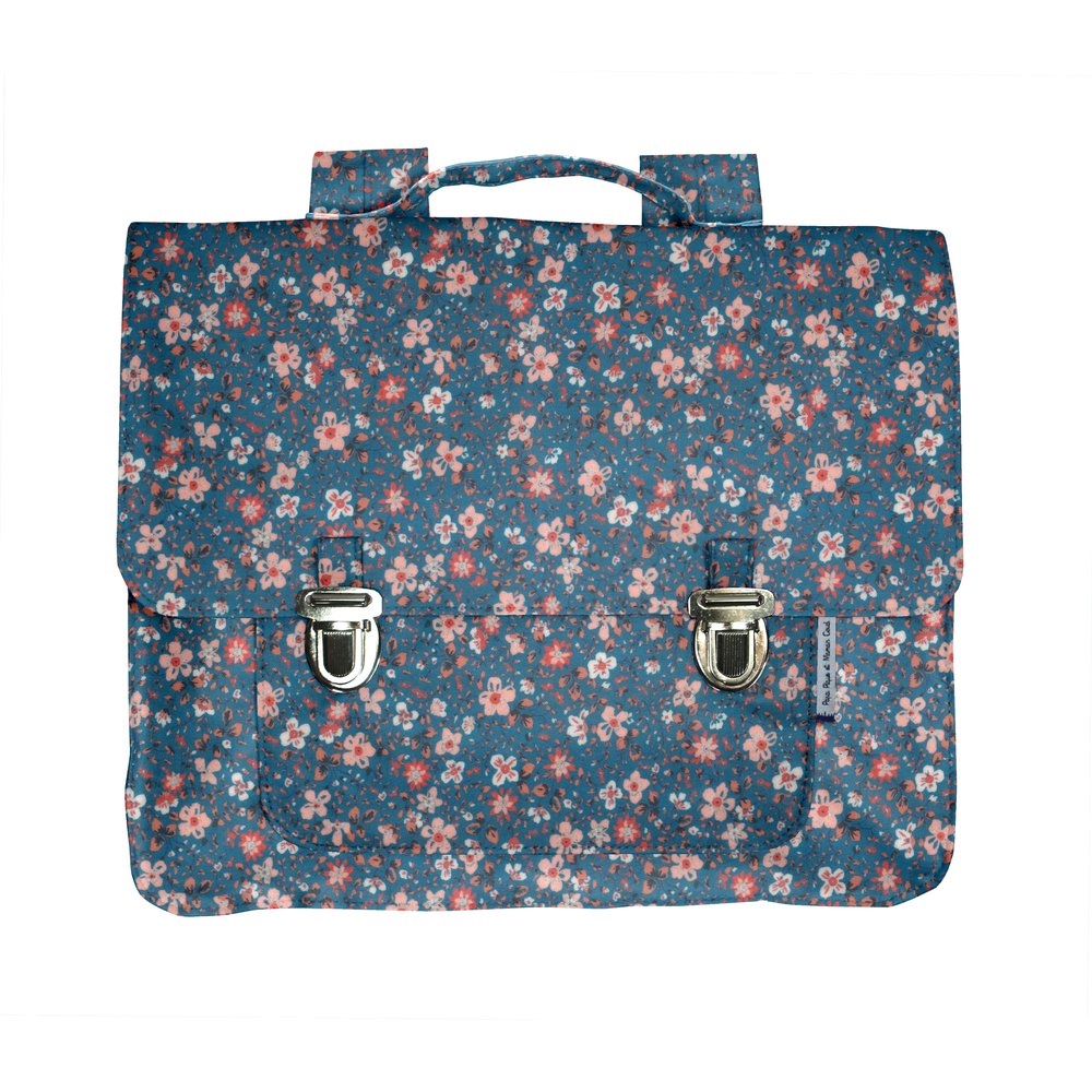 Cartable Fleuri Nude Ardoise