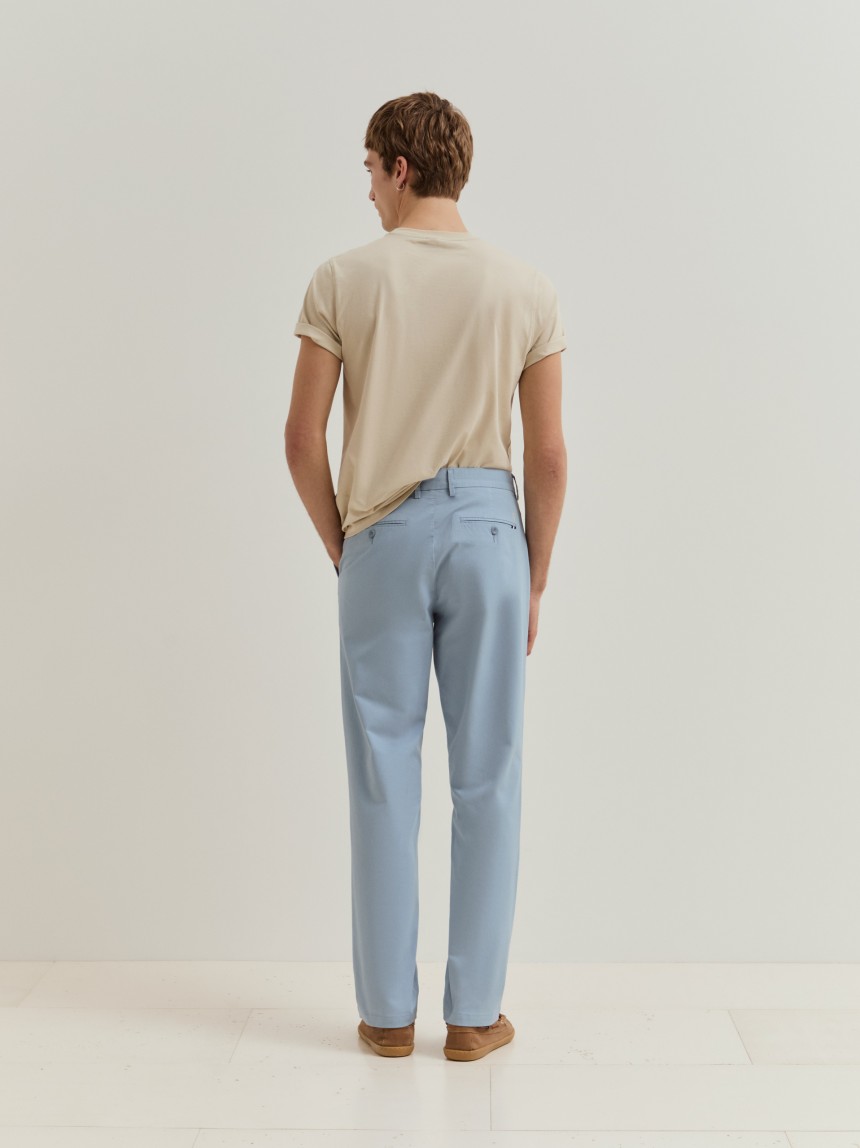 Calças chino regular fit