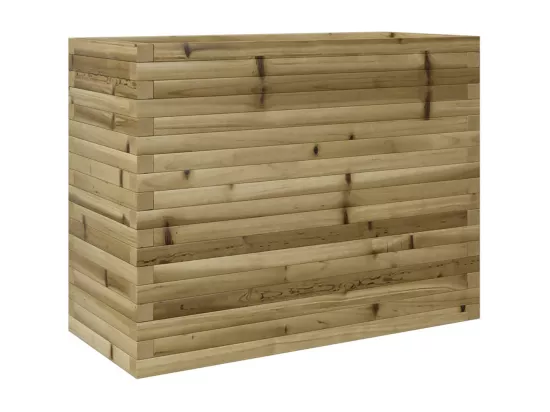 Jardinière bac lit surélevé bois marron 90 x 40 x 68.5 cm 02_0037990