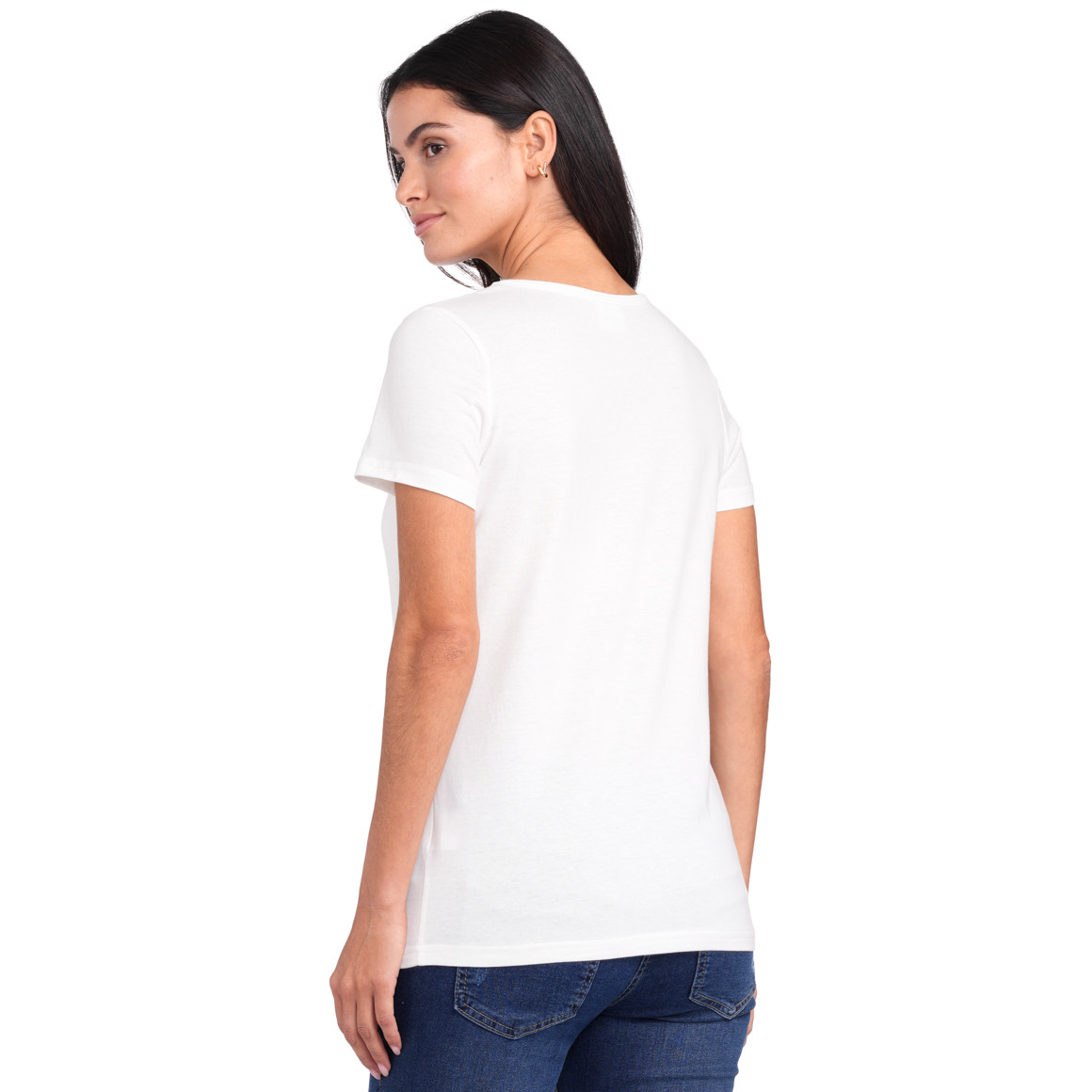Famy 3 Damen T-Shirts in verschiedenen Dessins rosa / weiss / beere