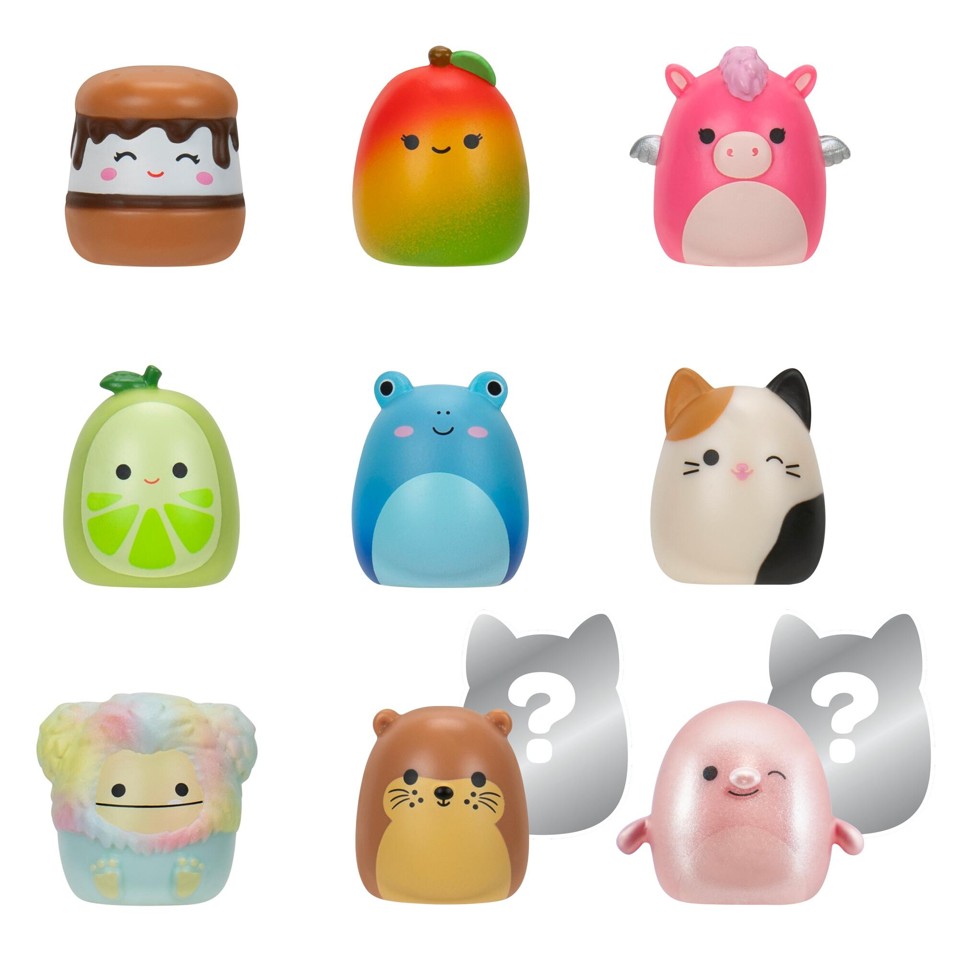 Squishalongs - 2,5 cm 8 Pack Asst