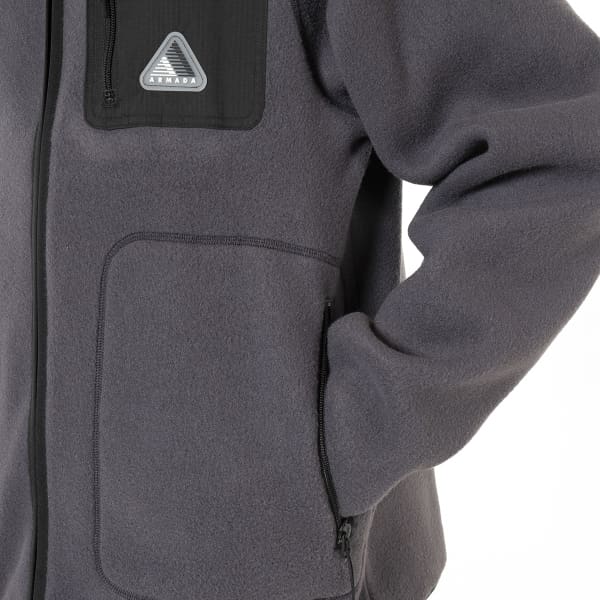 Veste polaire snowboard ARMADA LEDGER FLEECE ANTHRACITE/BLACK