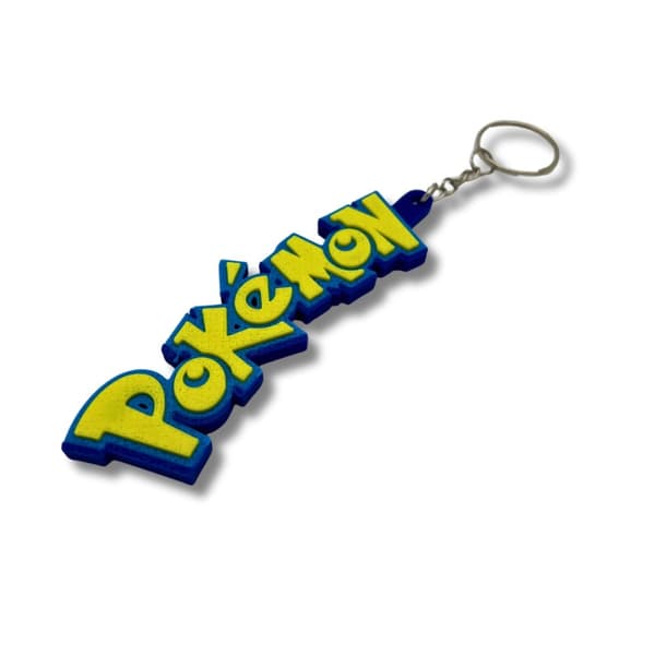 2x Pokemon nøkkelring kjede glidelåshenger