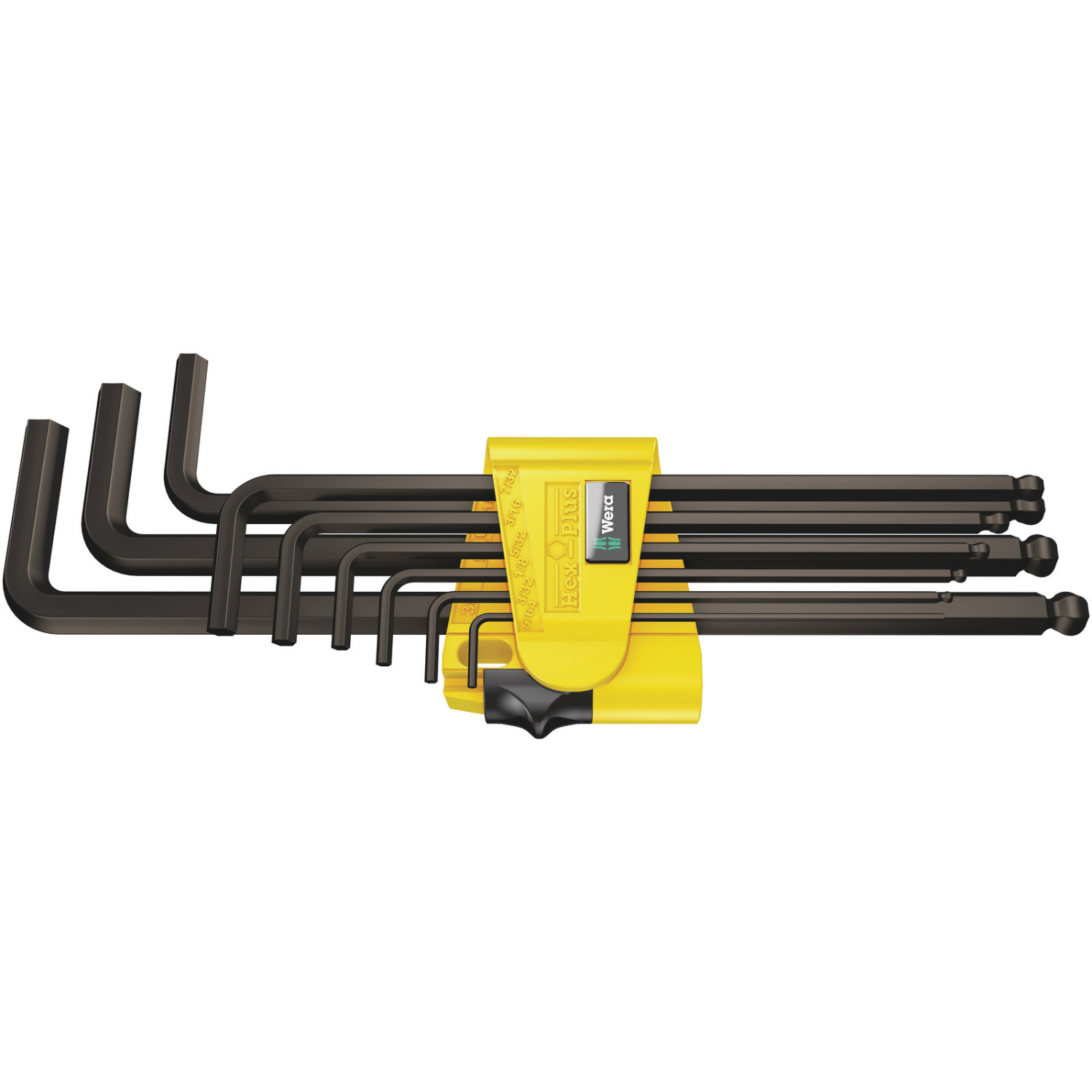 Wera 05022171001 9-delige Blacklaser Inbussleutelset - inch - 5/64-3/8
