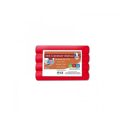Pate a modeler vegetale rouge