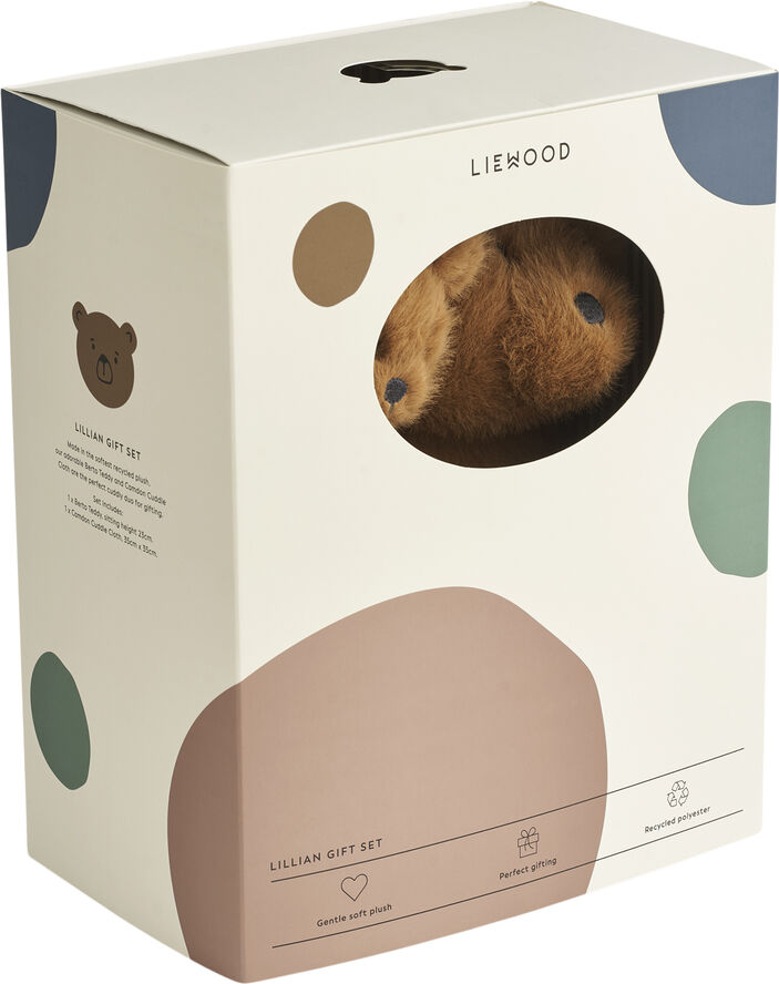 Liewood Lillian Bear Gift Set Golden caramel