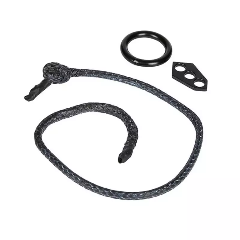 Boucle de harnais MYSTIC Stealth Bar Surf Rope Kit Black 240mm