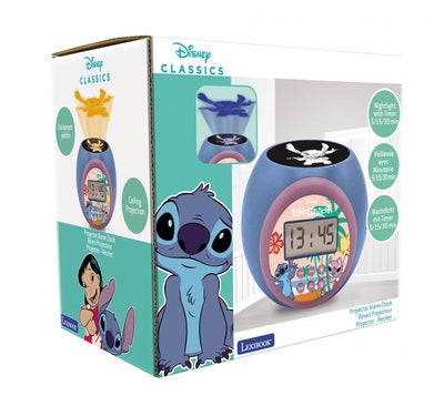 Lexibook Lilo & Stitch Projector Vekkeklokke