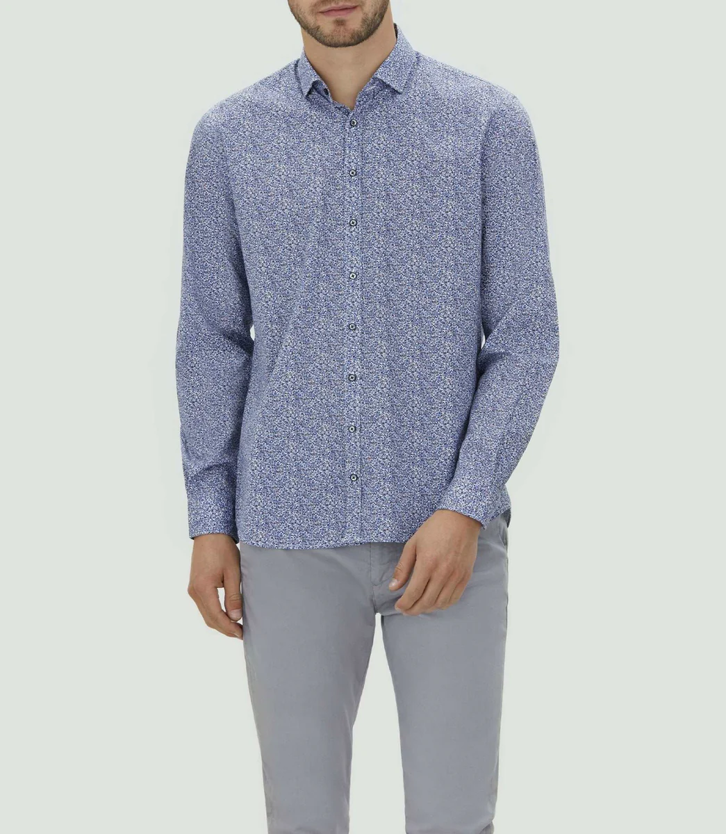 Chemises casual bleu ciel 