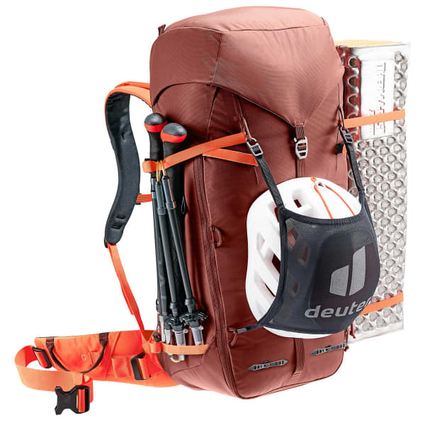 Sac à dos alpinisme DEUTER GUIDE 34+8 REDWOOD-PAPAYA