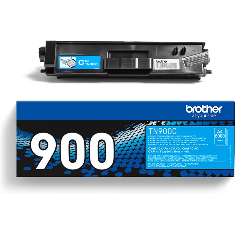 Brother TN-900C - Cartouche de toner originale – Cyan
