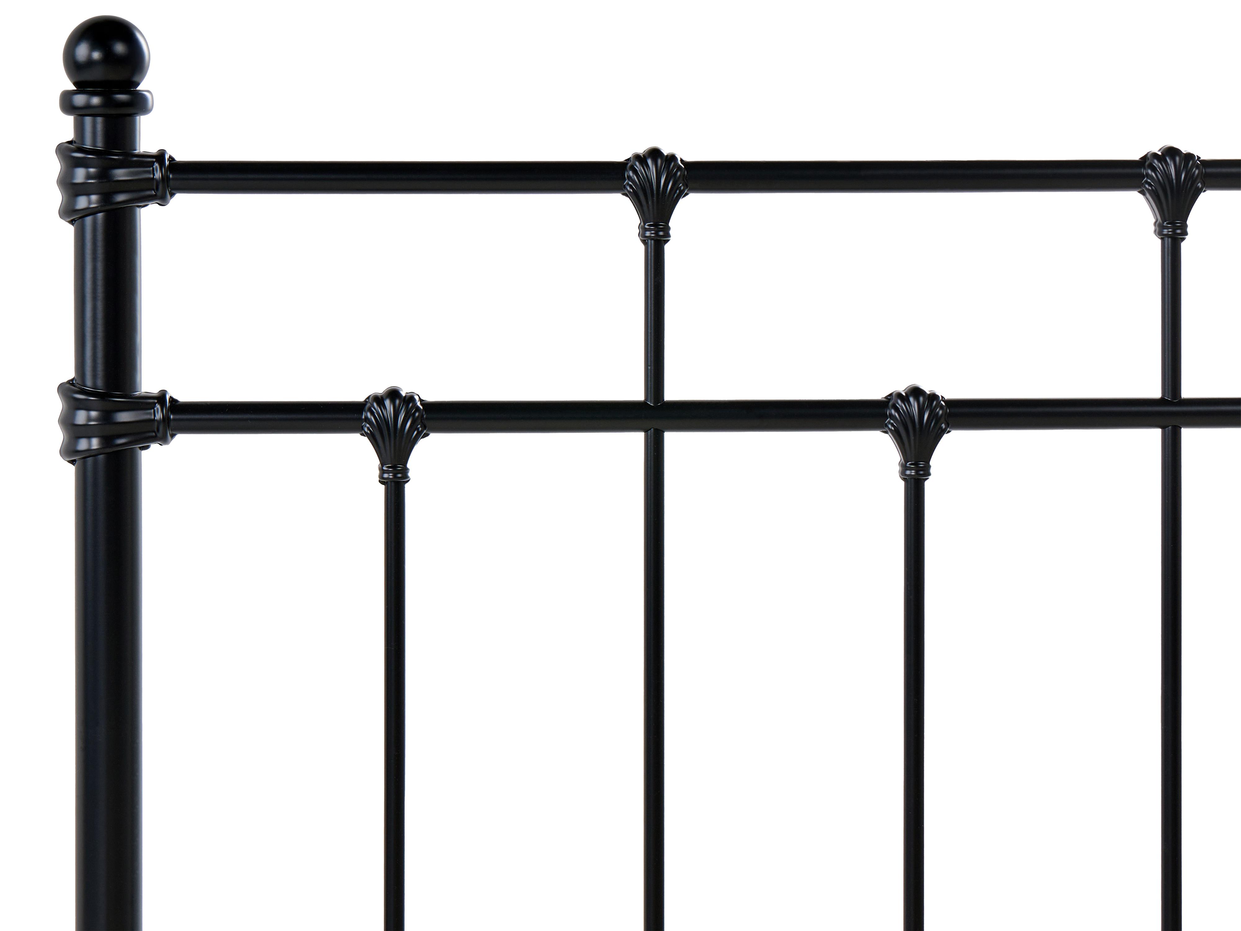 Bed Metaal LYNX 120 x 200 cm Zwart