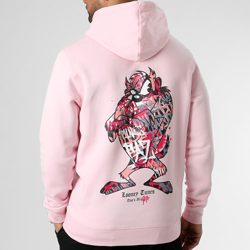 Sweat Capuche Taz Graff Pink Rose