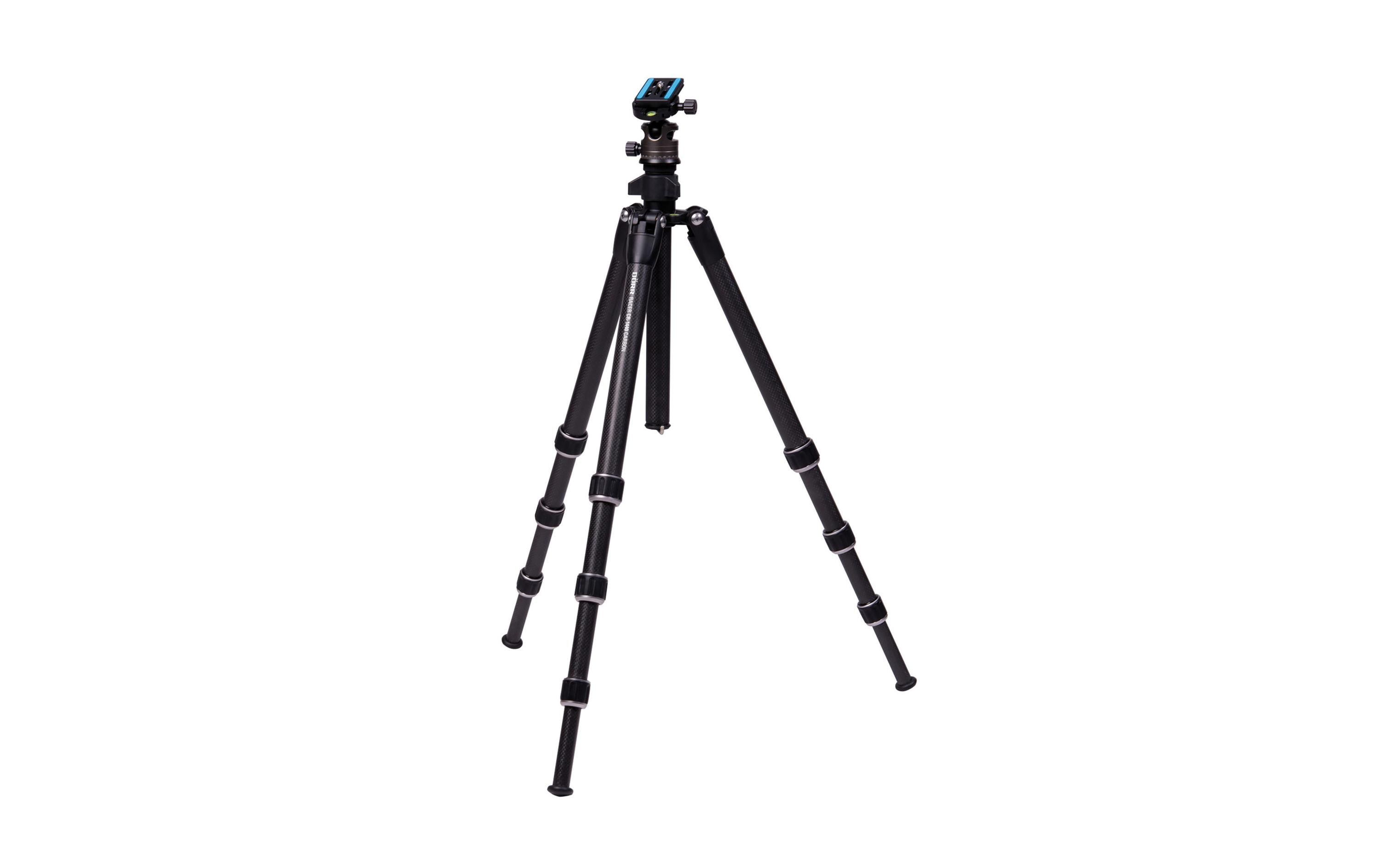 Stativ Racer CR-1440 Carbon Inkl. Kugelkopf<br>Leichtes Carbon-Stativ mit Kugelkopf
