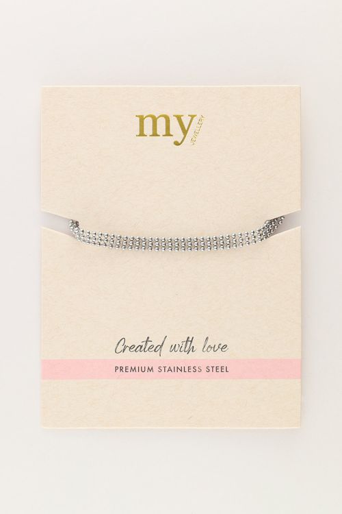 Iconic armband met bolletjes