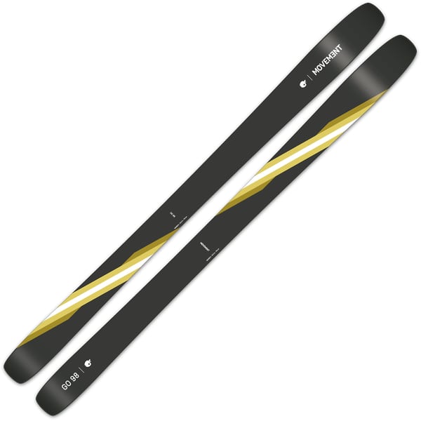 Ski MOVEMENT GO 98 TI BLACK/GOLD/WHITE